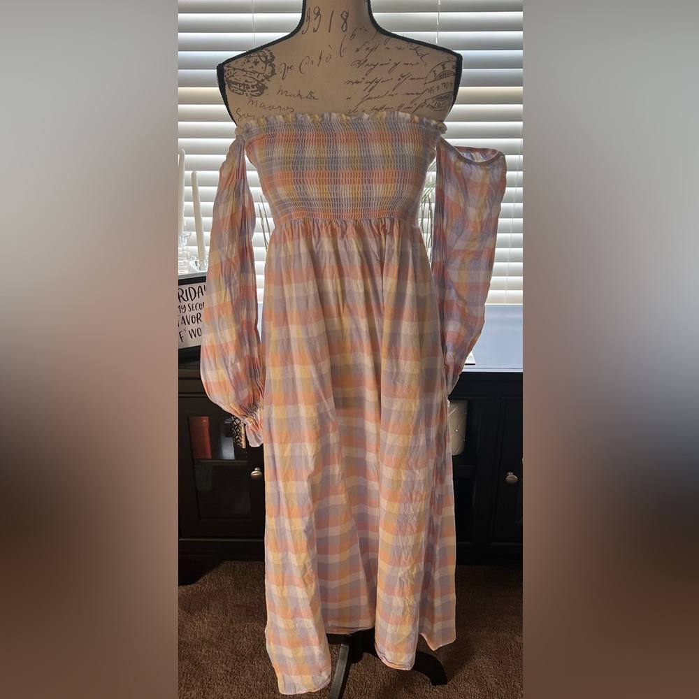 Petal & Pup size 4 Pastel checkered dress